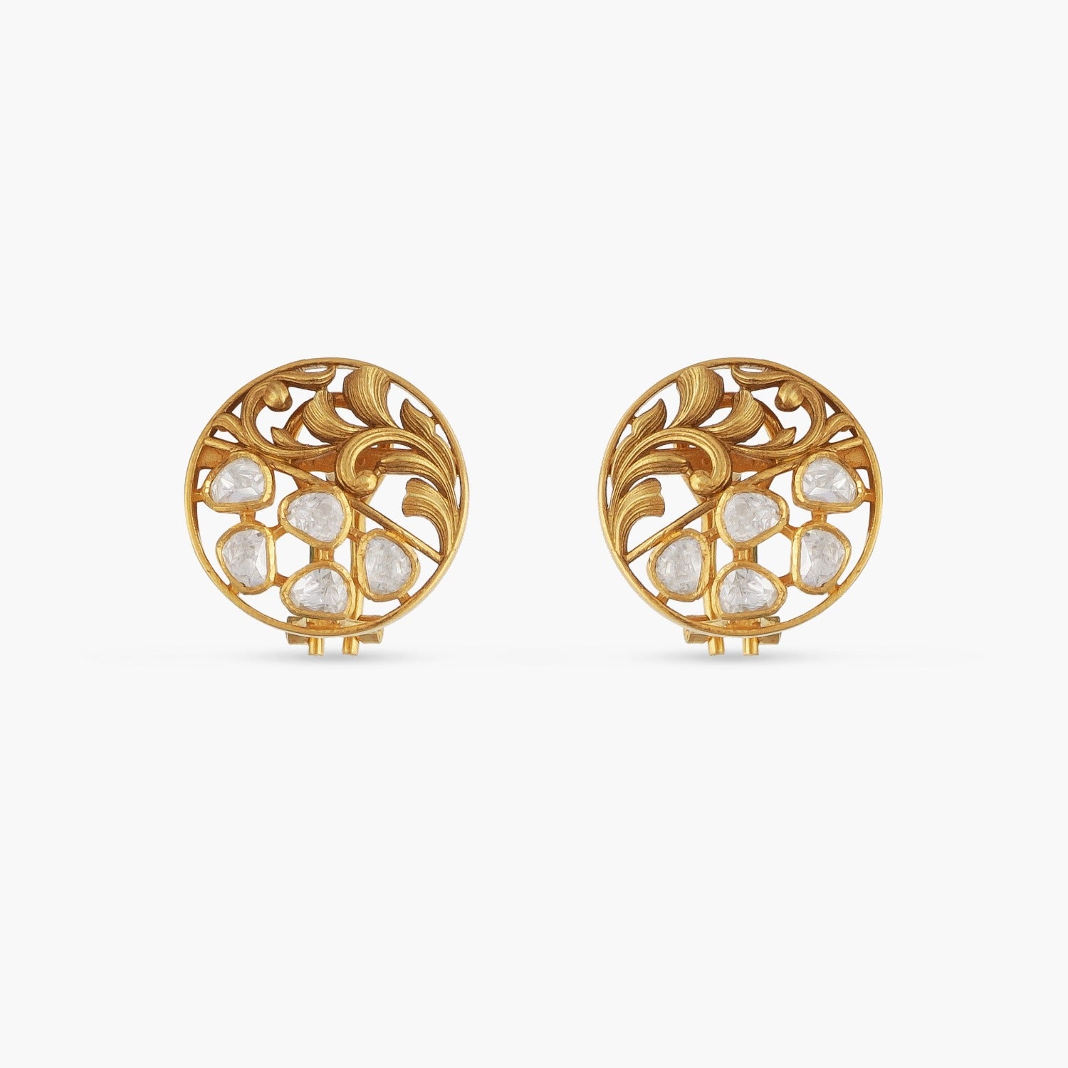 Paparazzi Hand It OVAL! Rose Gold Earrings | CarasShop
